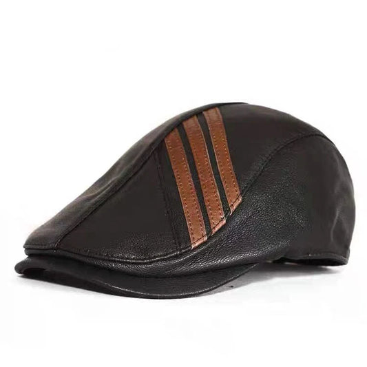 Leather Hat for Winter Season