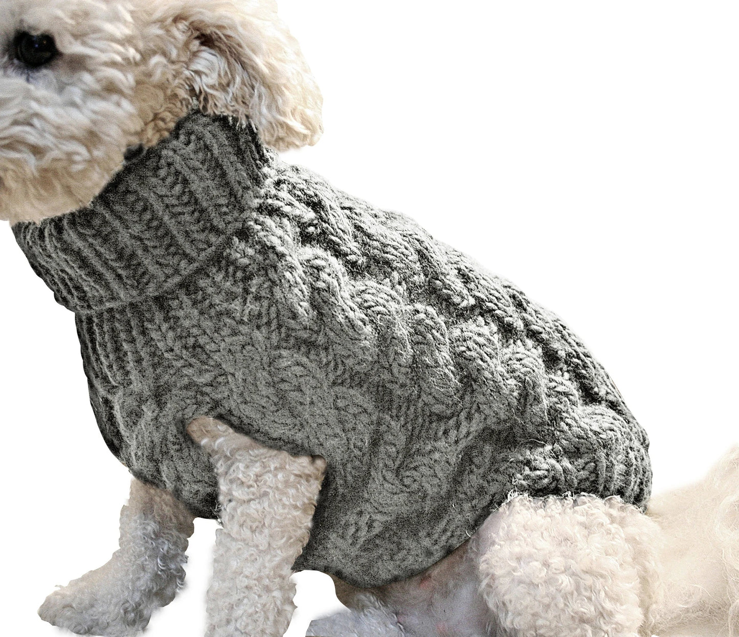 Cosy-Turtleneck Knitted Sweater for Small Pets